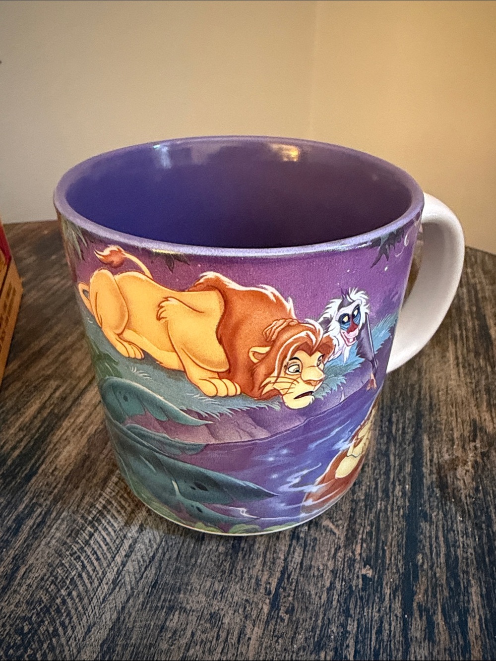 Vintage. Collectible. Nostalgic. The Lion King Purple Character Mug